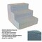 Pet Adobe Pet Adobe High Density Foam Stairs 3 Step Design, Ramp for Small Dogs, Cats with Cover, Gray 113544DFU - alternate 3